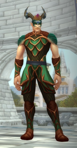 드랙티르-남성-인간형태-외형