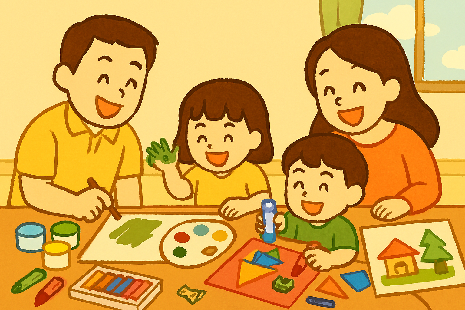 아이와 함께하는 색깔 탐색 놀이