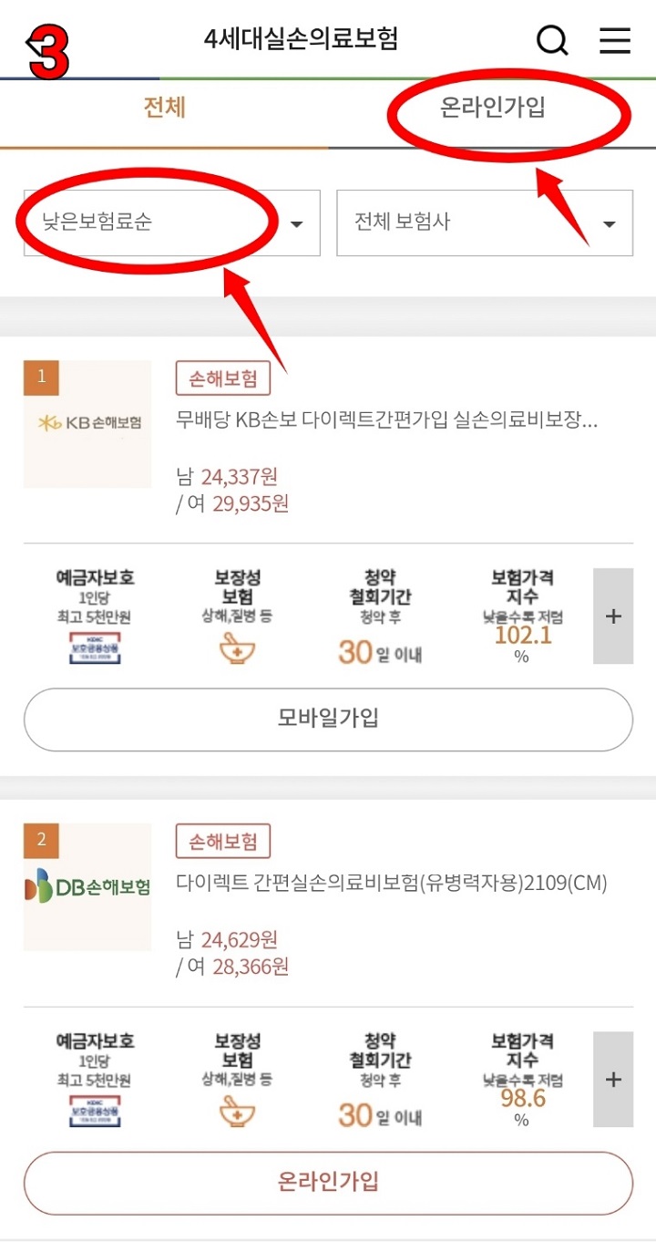 유병자실손보험 가입3단계