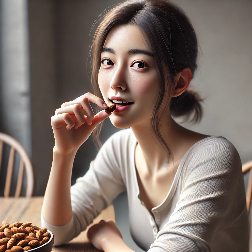아몬드-먹는-여자