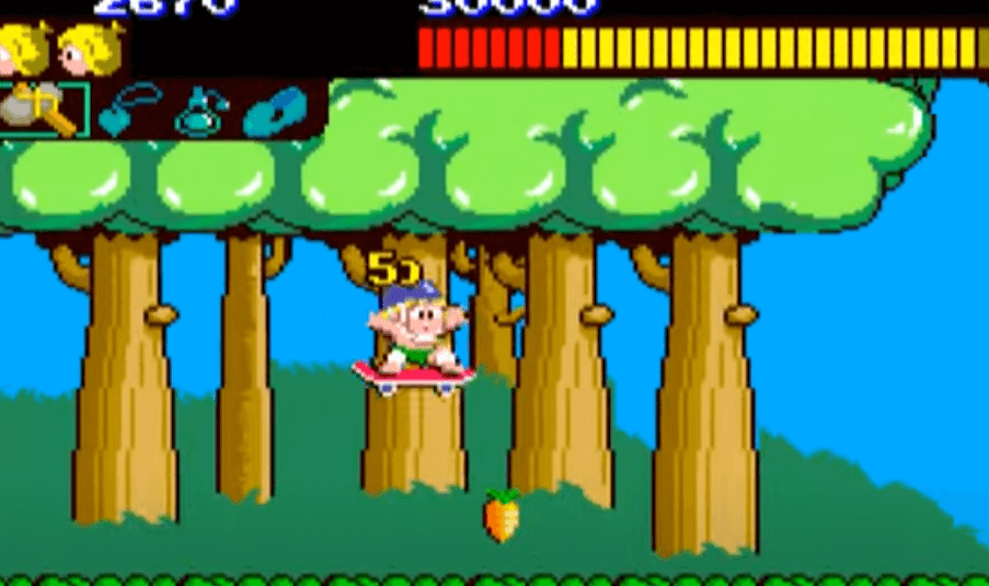 고전게임 원더보이(Wonderboy)