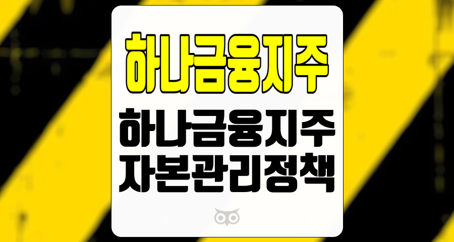 하나금융지주, 분기별 성과와 자본관리의 유연성