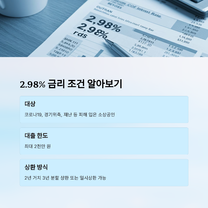 정책자금 긴급자금 금리