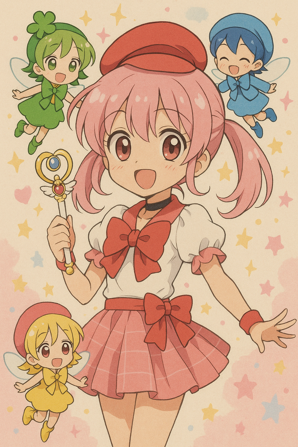 캐릭캐릭 체인지 주인공과 수호캐릭터