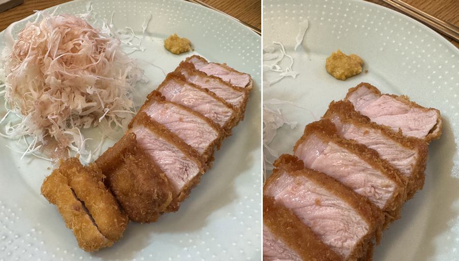 등심 돈까스 모습