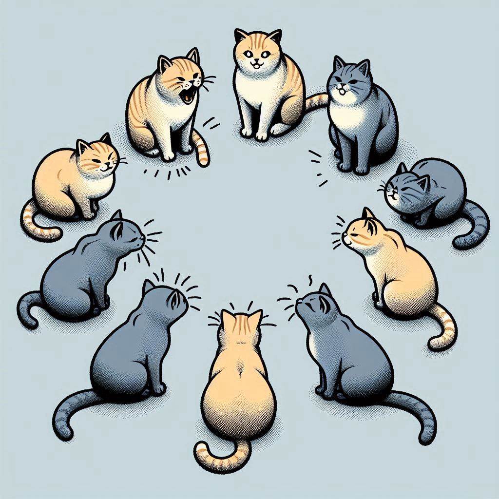 고양이의 의사소통 방법