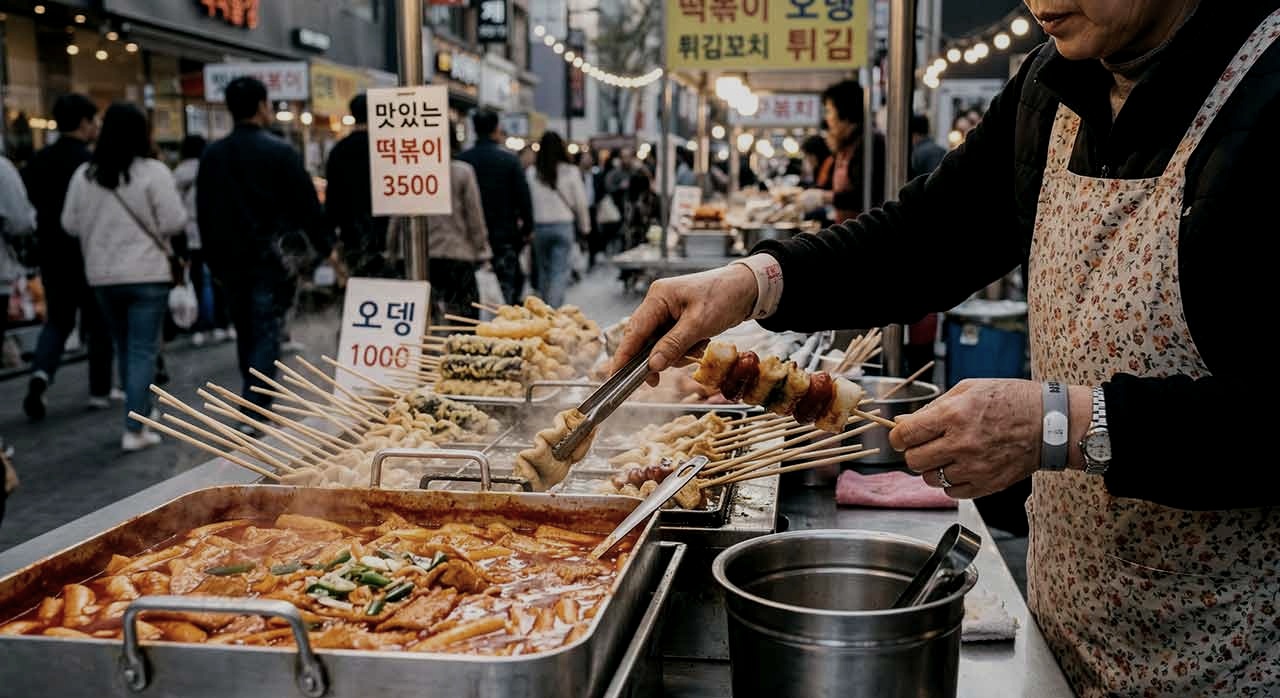 분식을 고르는 손의 모습은 일상 속 식습관을 보여주는 장면이다. [ⓒ이달의건강]