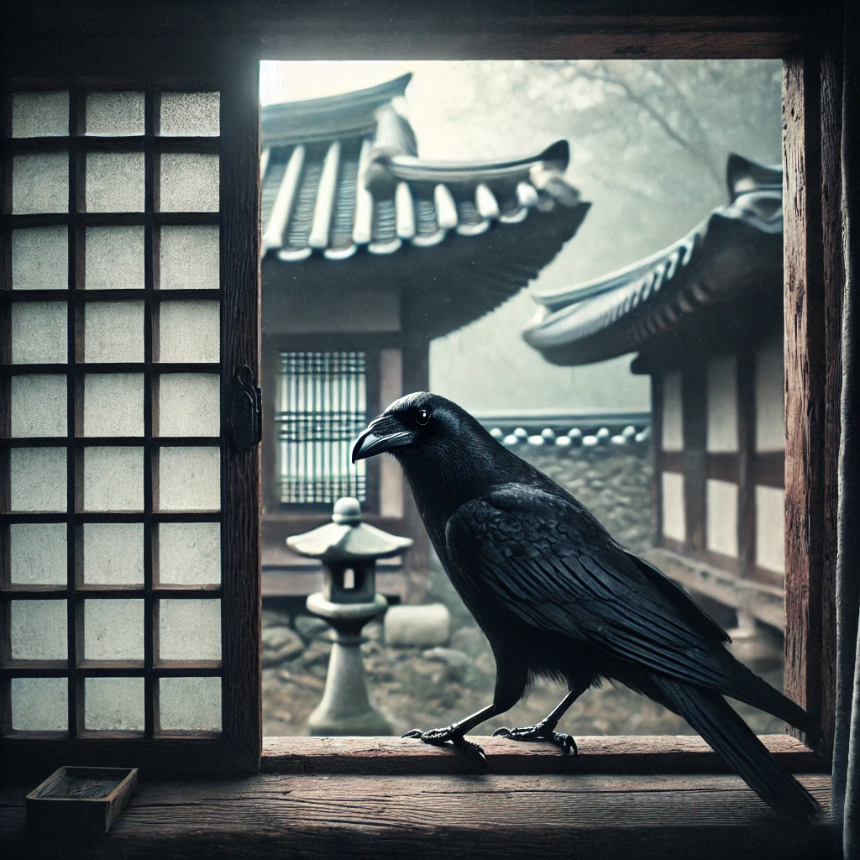 까마귀가 창문을 두드리는 꿈