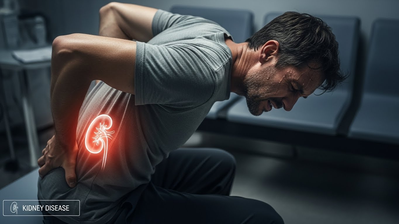 신장이 아픈 남성