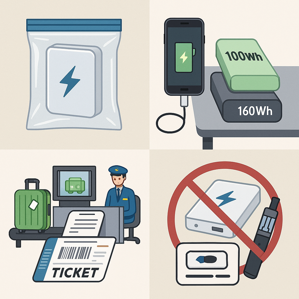 2025 보조배터리 최신 기내반입기준