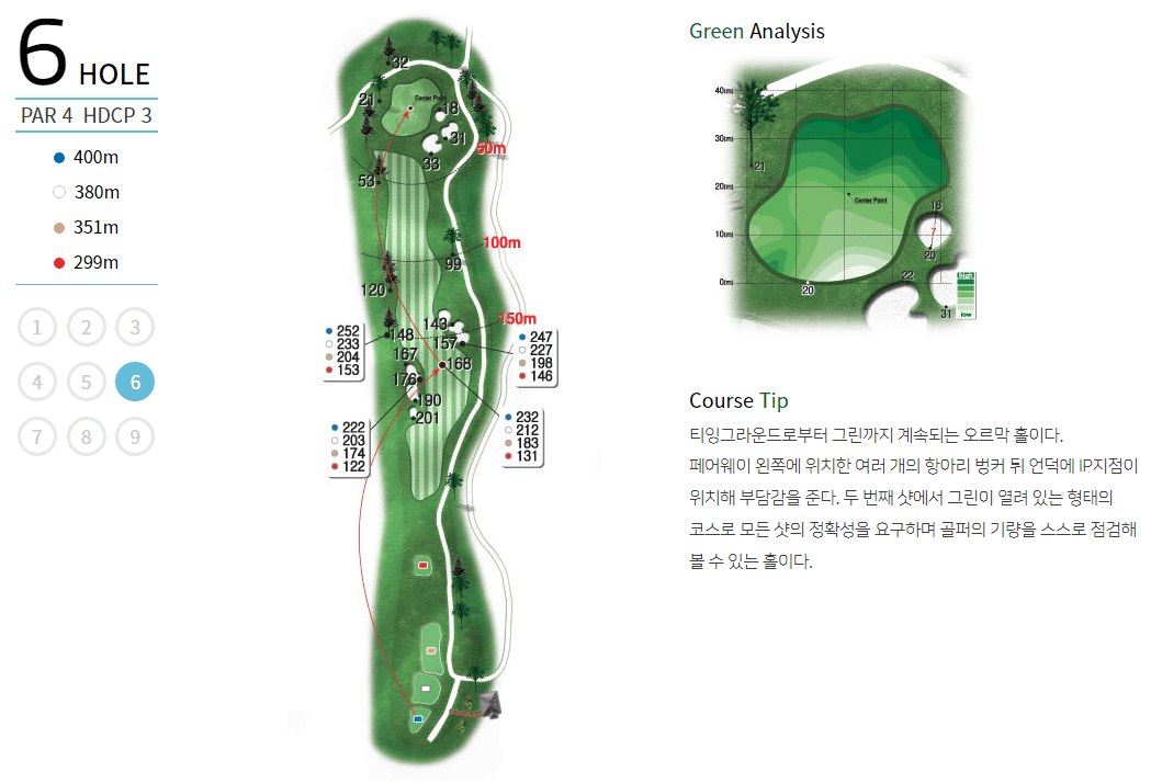 정산 컨트리클럽 별우코스 6