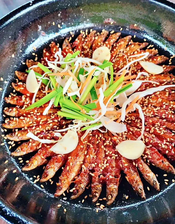 충남 금산 맛집 인삼 어죽, 도리뱅뱅