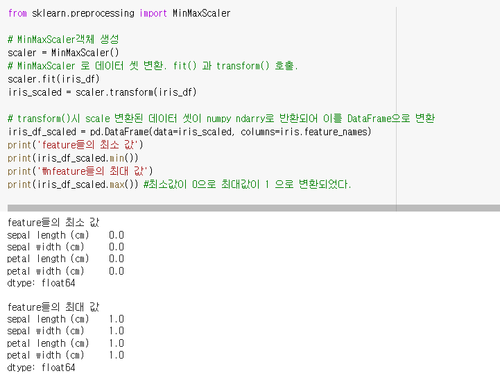 minmaxscaler