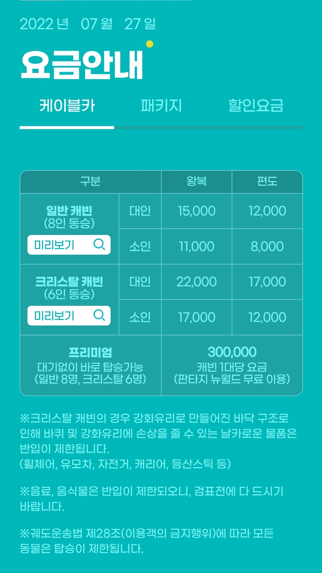 여수해상케이블카