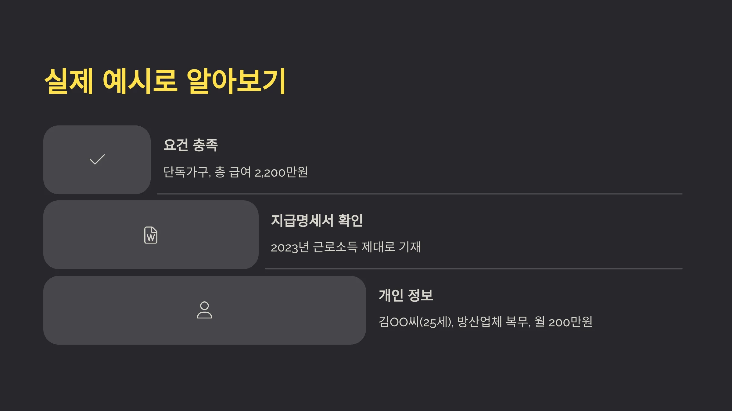 방위산업체 전문연구요원&middot;산업기능요원 근로장려금 수령액