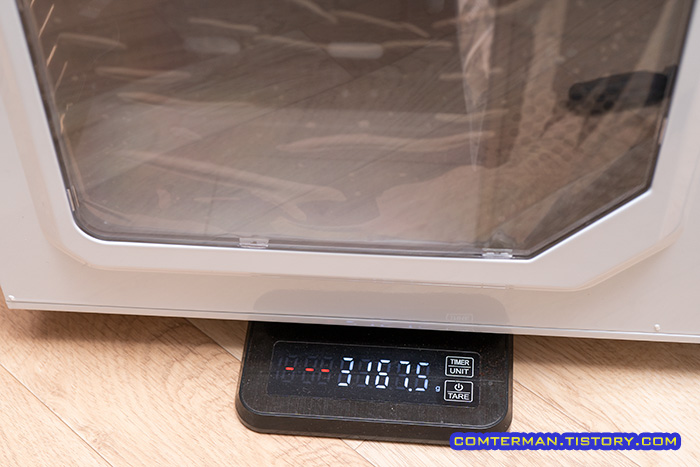 마이크로닉스 H300 케이스 무게