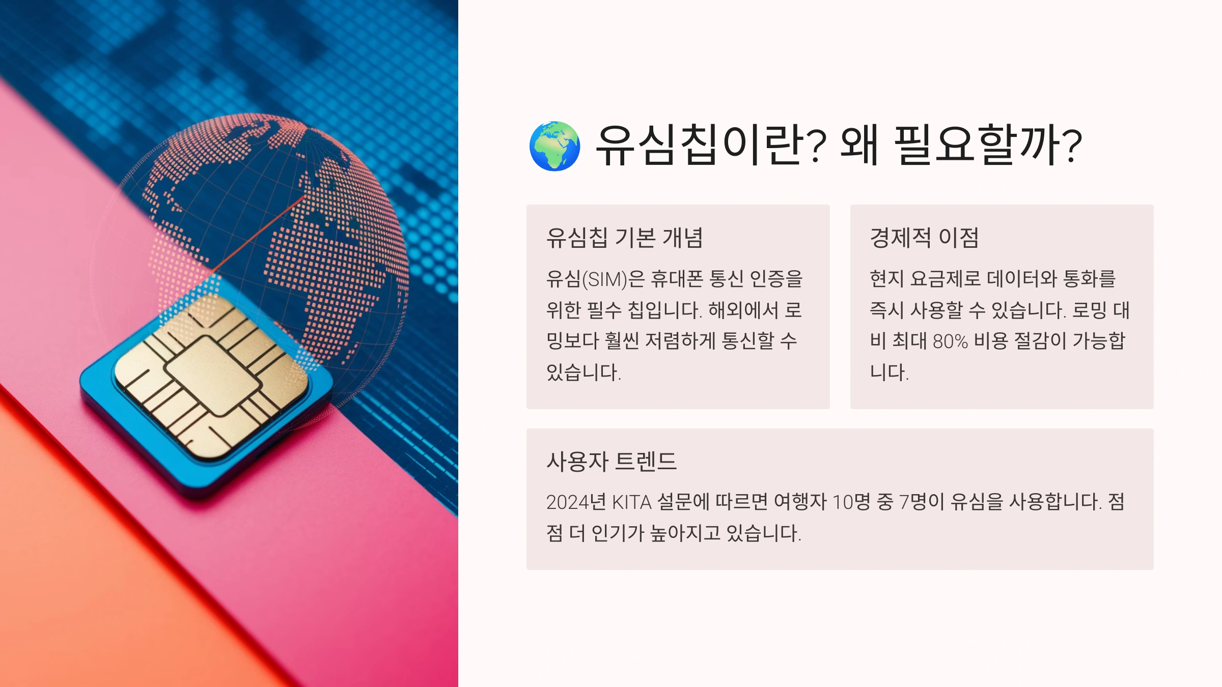 🌍 유심칩의 개념과 필요성