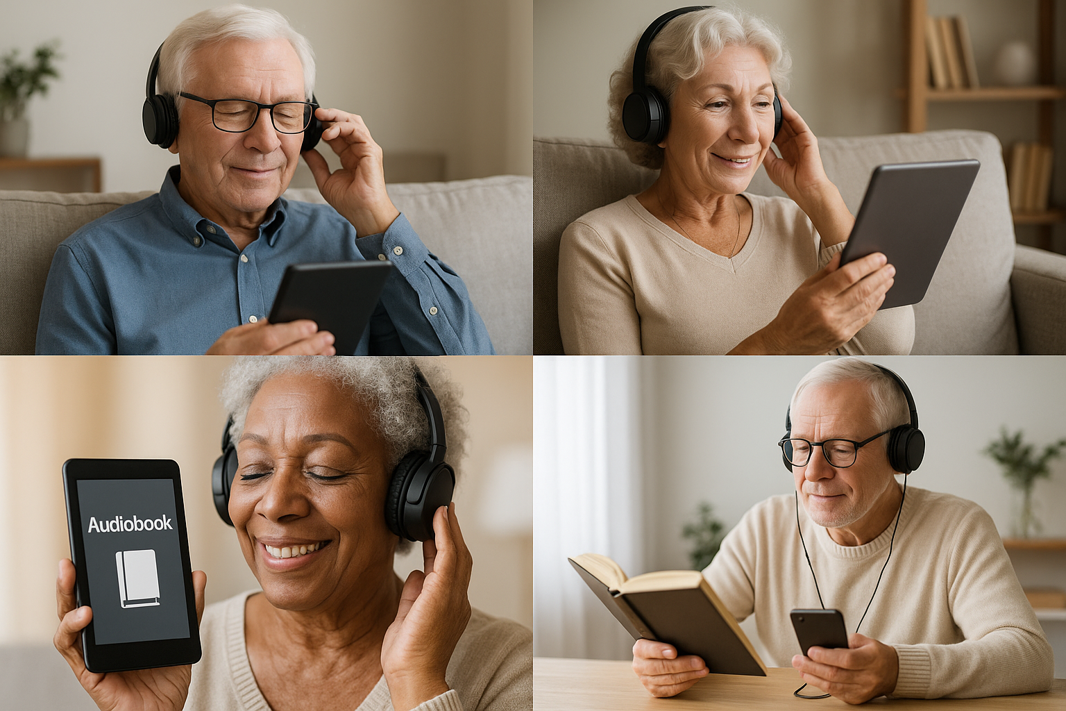 시니어를 위한 전자책과 오디오북 활용법 _책도 듣고 보는 디지털 독서시대!