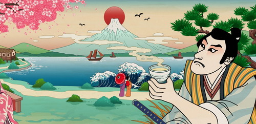 일본 전통 화풍과 어우러진 니혼슈