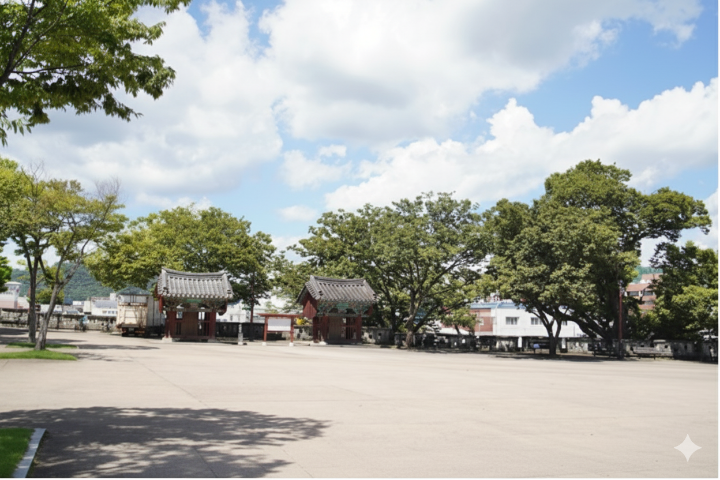 진주성 내 낮 풍경