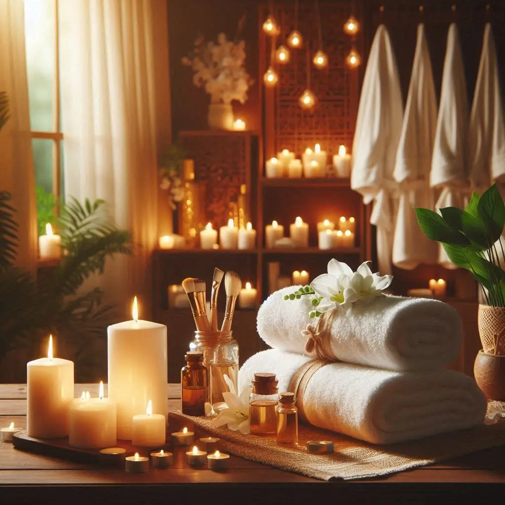 피부,체형관리 샵 배경