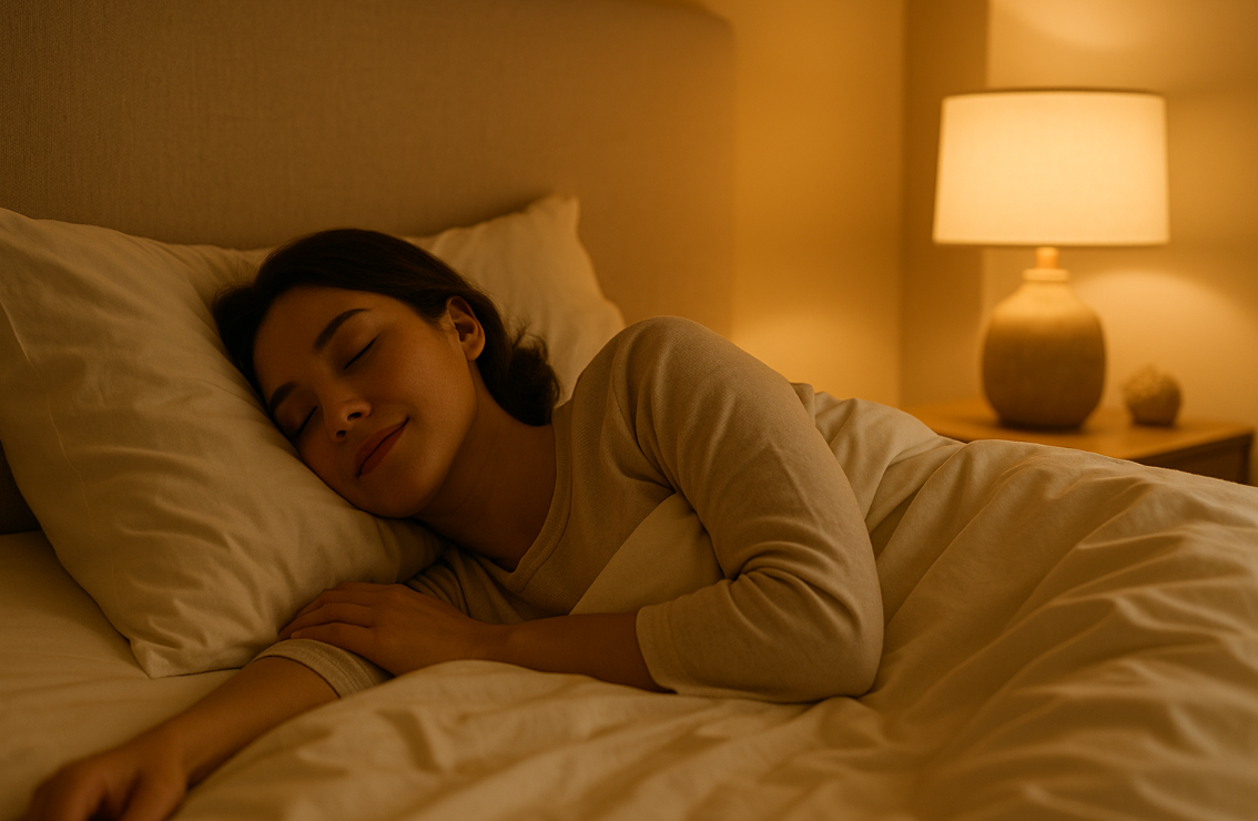 숙면에 빠져 있는 모습