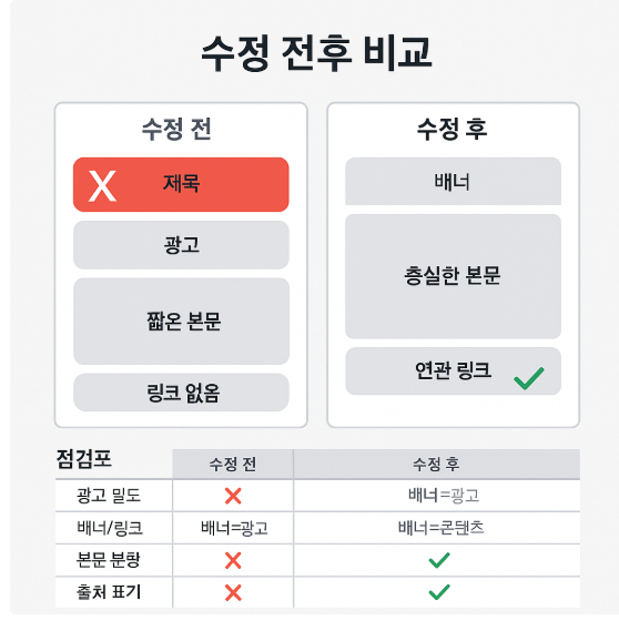 수정 전후 비교