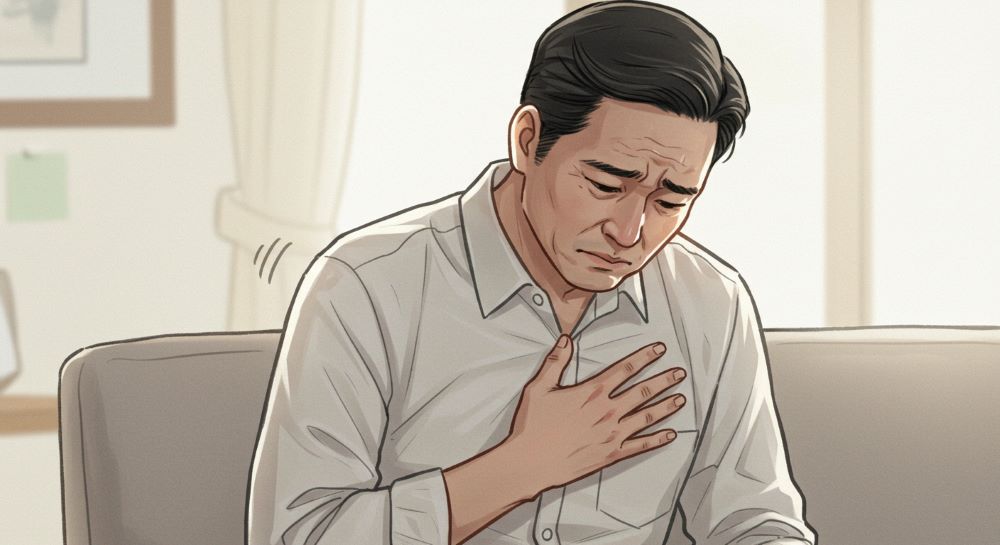 가슴이 콕콕찌르는증상 왼쪽 오른쪽 원인