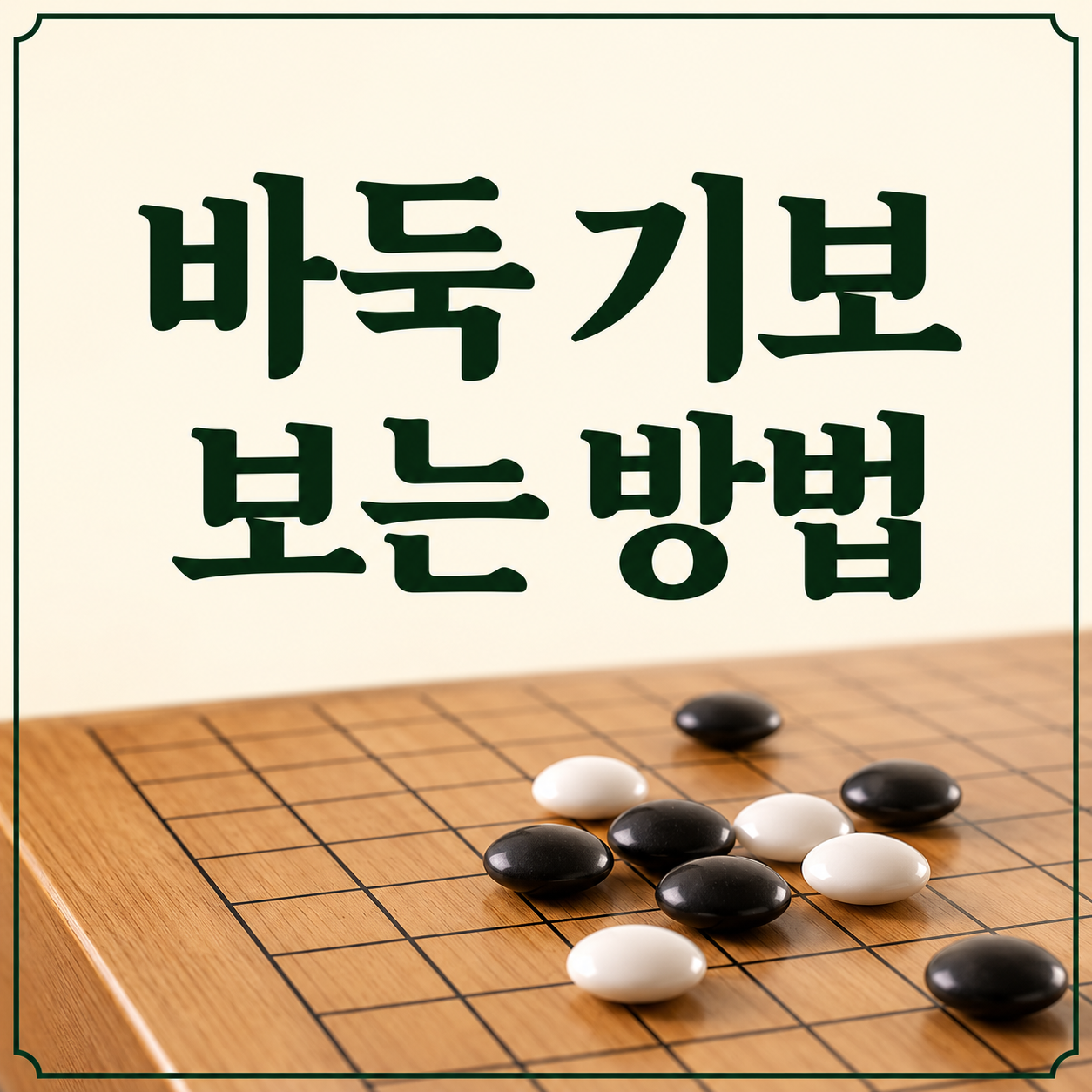 바둑 기보 보는 방법 2026｜프로 경기 수순&middot;승부처&middot;복기 순서