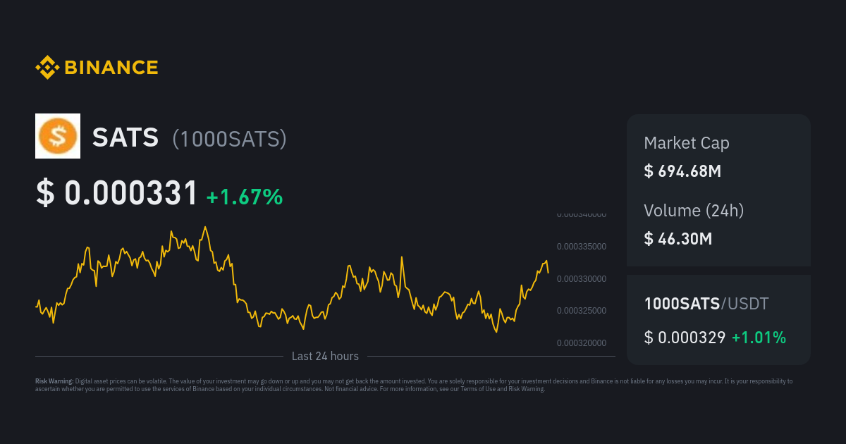사토시(1000SATS) 코인