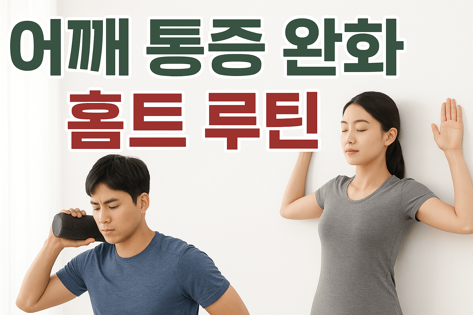 어깨 통증 완화 홈트 루틴
