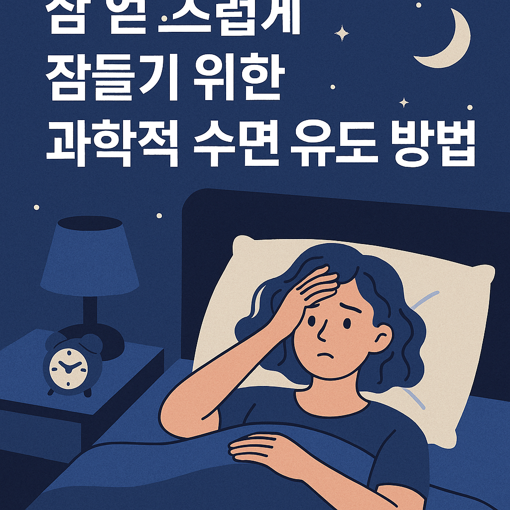 잠 못드는 밤, 자연스럽게 잠들기 위한 과학적 수면유도 방법