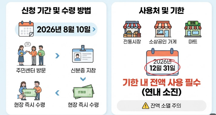 의령민생안정지원금 신청 기간