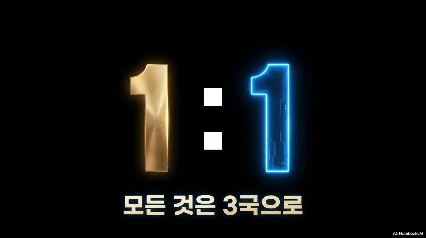 신진서와 카타고가 1대1 동률에서 최종 3국을 치르는 승부 이미지
