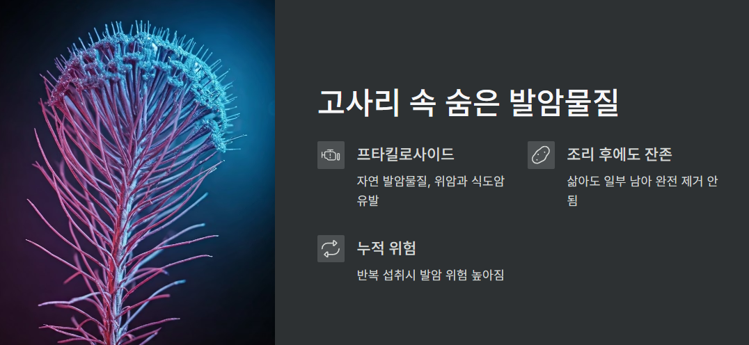 고사리 속 숨은 발암물질, 프타킬로사이드