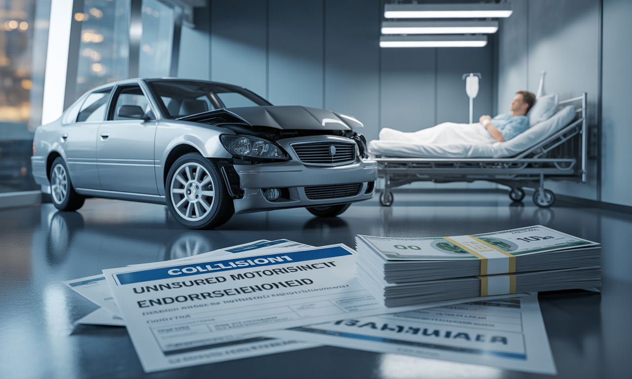 무보험차 상해 특약의 보상 범위를 시각적으로 나타낸 인포그래픽