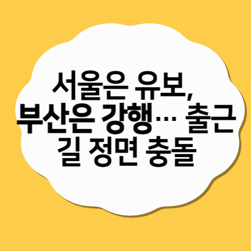 2025 서울·부산 버스 파업 실시간 현황 총정리