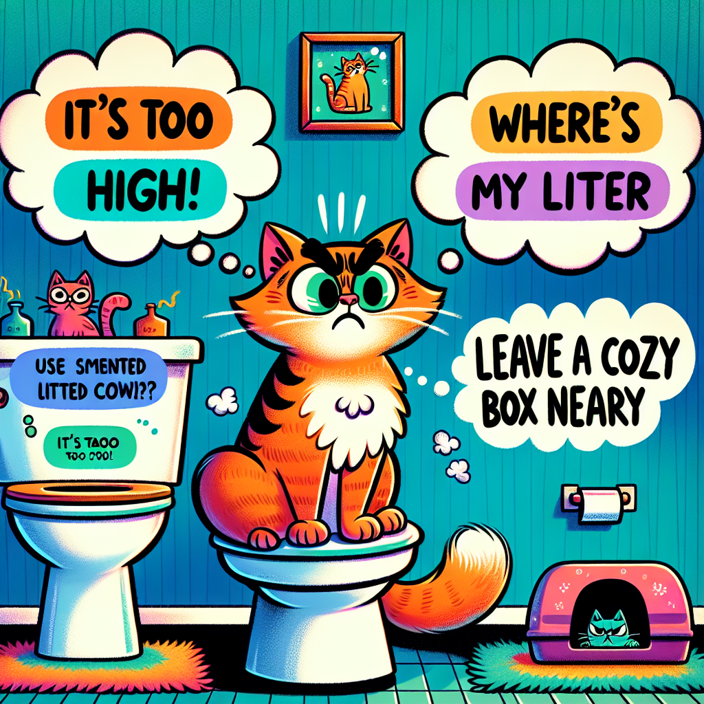 내 고양이가 왜 변기통을 사용하지 않을까? 4가지 이유와 해결책