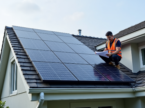 태양광 패널 직접설치