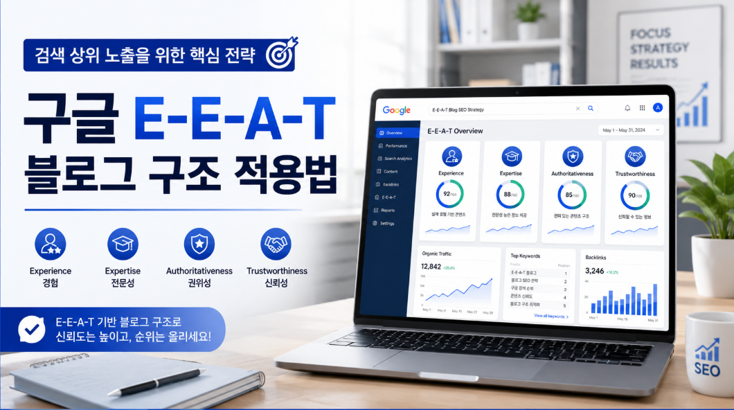 구글 E-E-A-T 기준을 블로그 구조에 적용하는 애드센스 승인 전략 이미지