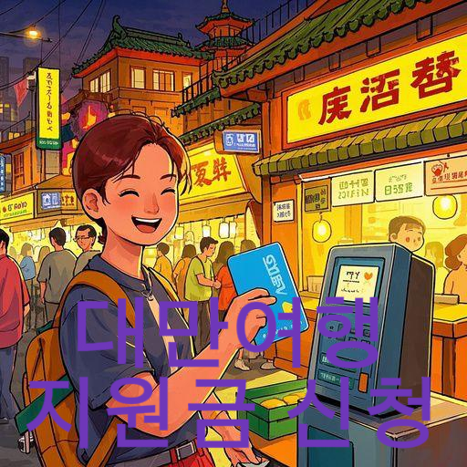 2025 대만여행지원금 신청