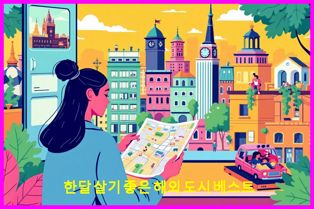 한달 살기 좋은 해외 도시 베스트