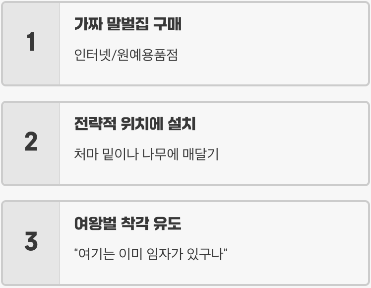 4. 가짜 벌집으로 심리전 펼치기