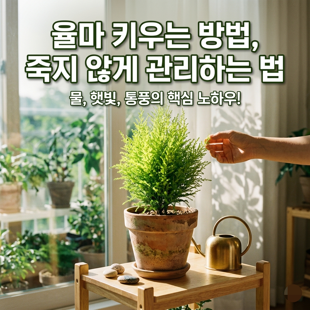 율마 키우는 방법, 죽지 않게 관리하는 법
