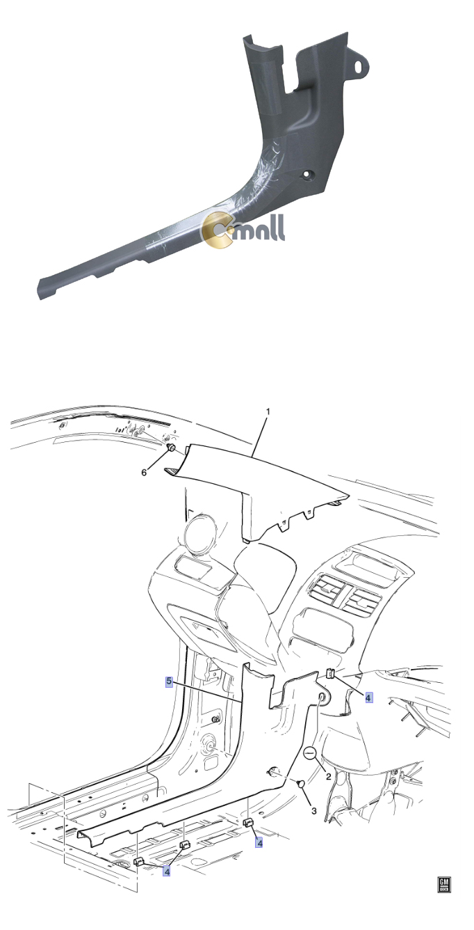 스파크 2012년식 도어 스커프 몰딩 사진 출처 씨몰 홈페이지