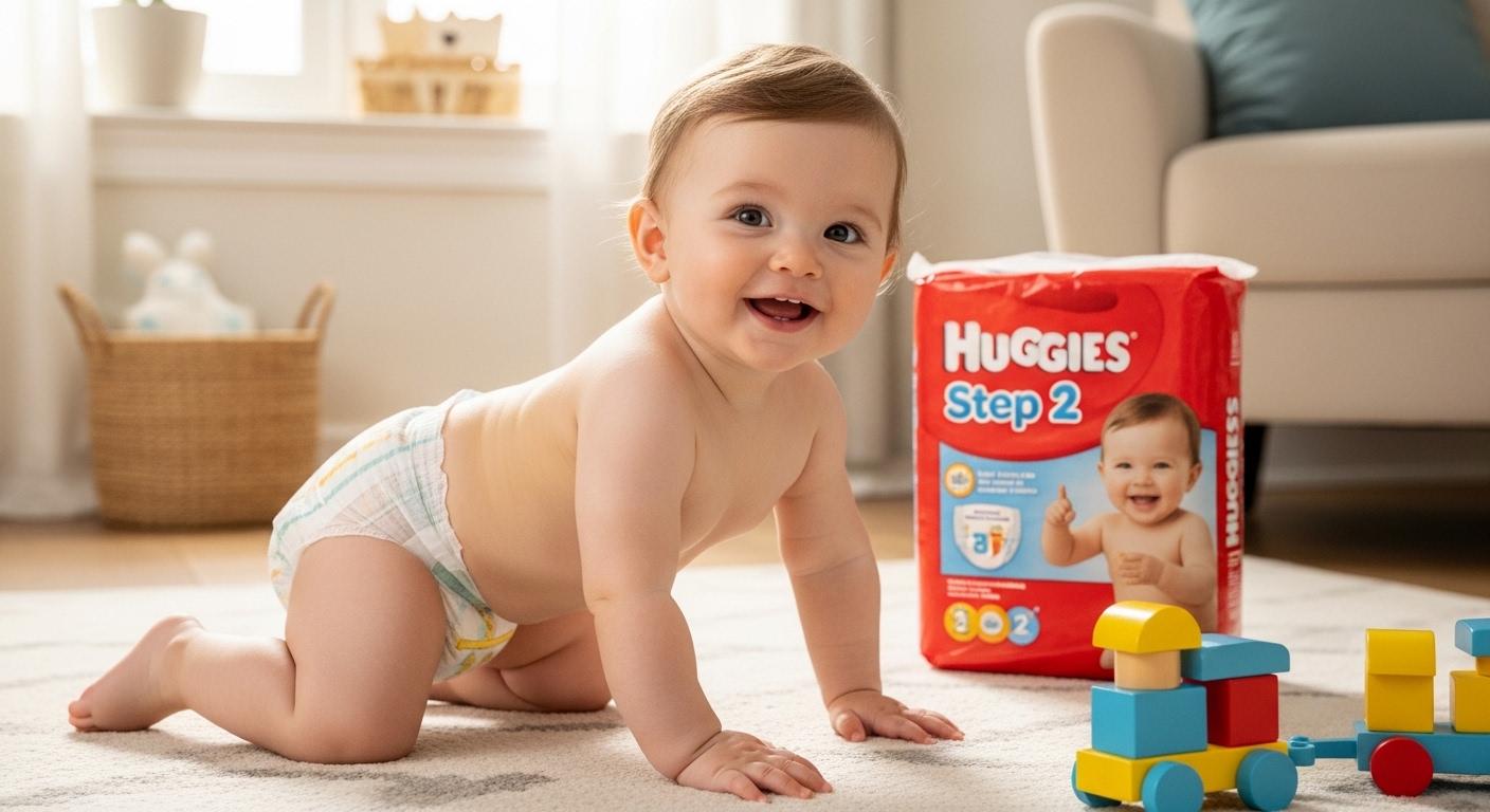 하기스 기저귀 2단계