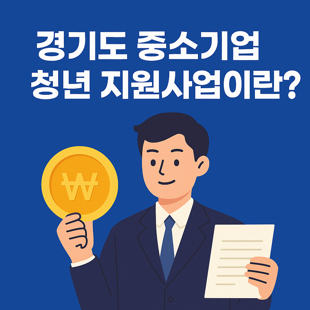 경기도 중소기업 청년 지원사업이란?
