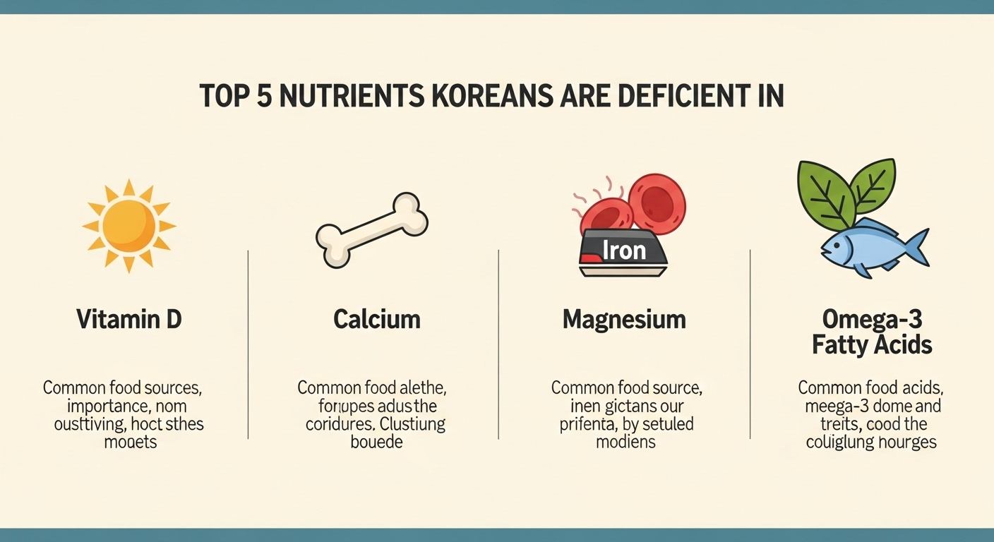 한국인에게 부족한 영양소