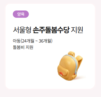 서울형 손주돌봄수당