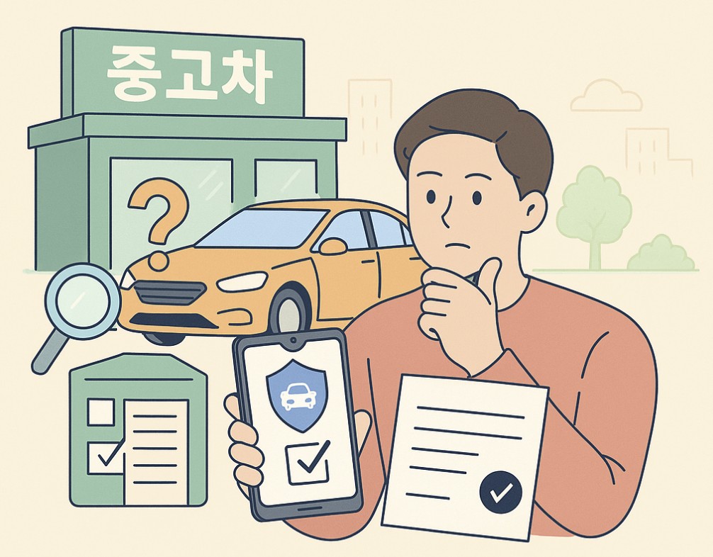 중고차 구매 시 자동차 보험 어떻게 해야 하나요?